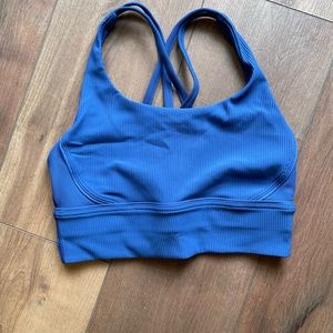 lululemon energy bra long line ribbed